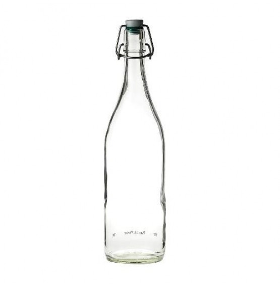 Ceramic Flip Top Bottle (Blue Washer)